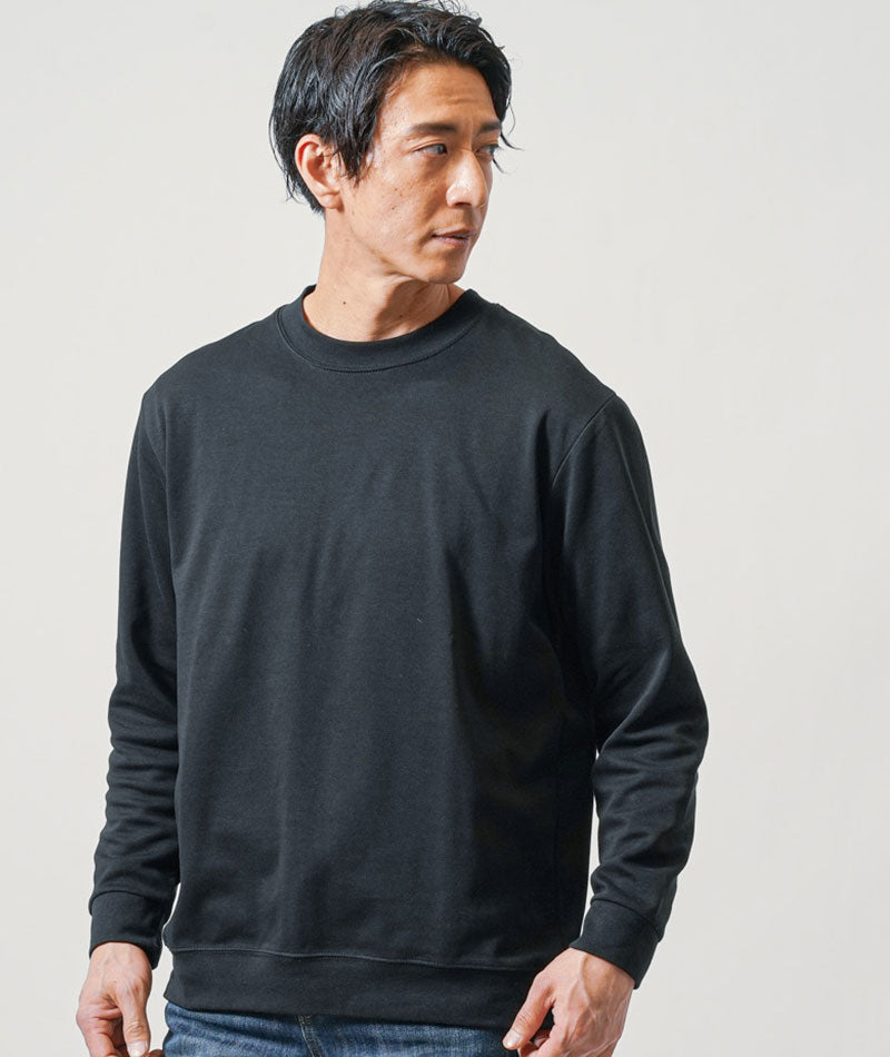 40代メンズ3点コーデセット　グレー長袖ノーカラージャケット×黒長袖Tシャツ×スリムインディゴデニムパンツ