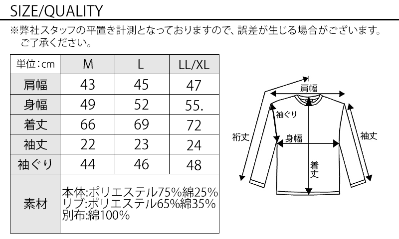 サイズ表