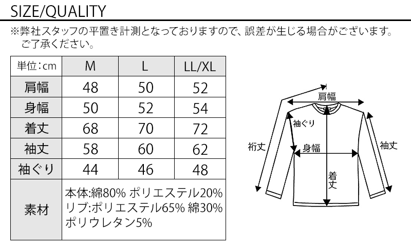 サイズ表