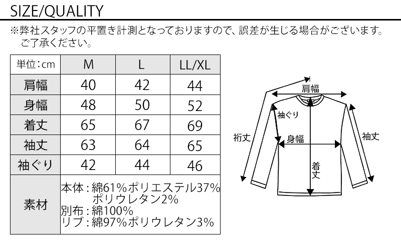 サイズ表