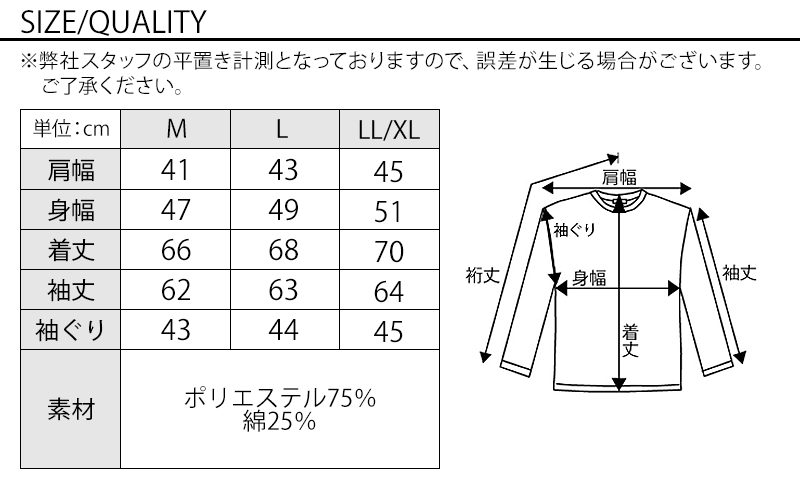 サイズ表