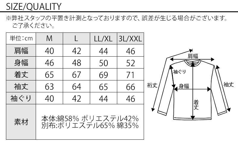 サイズ表