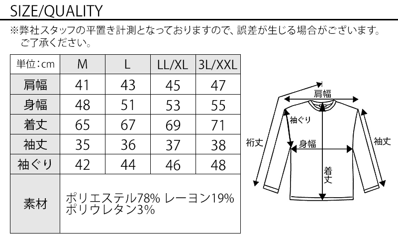 サイズ表