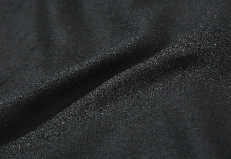 ボリュームネックデザインメルトン素材コートの詳細画像