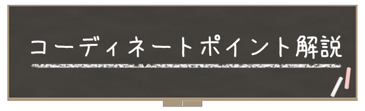 コーディネートポイント解説