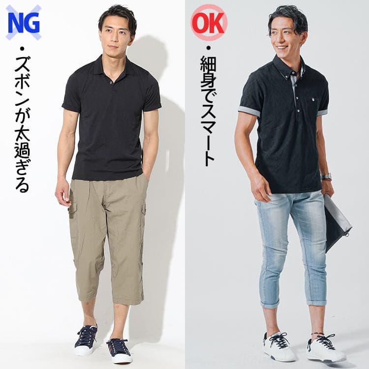 メンズ夏服ポイント?シンプルさとキレイめ要素