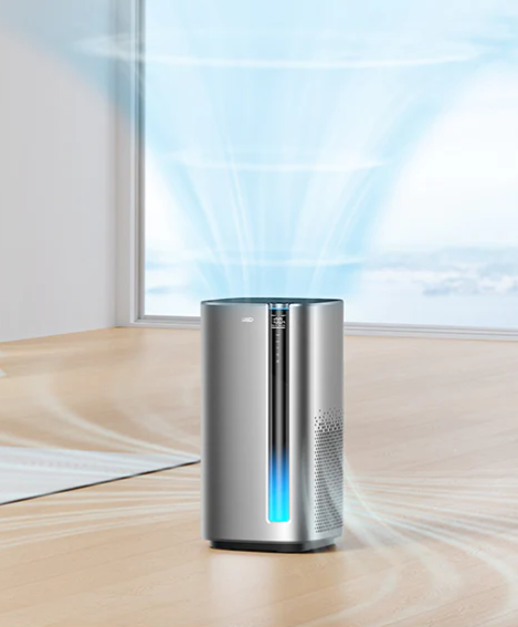 Dreo Macro Max S air purifier working in the room