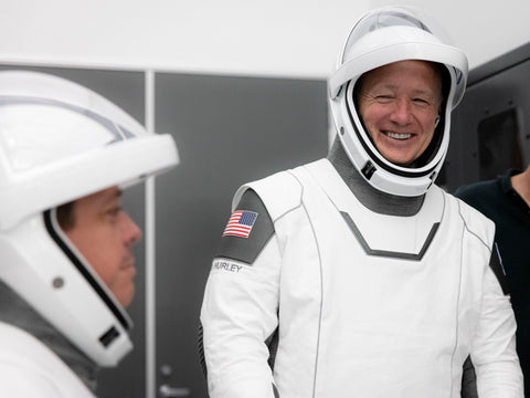 SpaceX astronaut Doug Hurley wearing IVA space suit