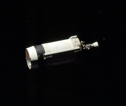 Saturn V S-IVB 3rd stage in space