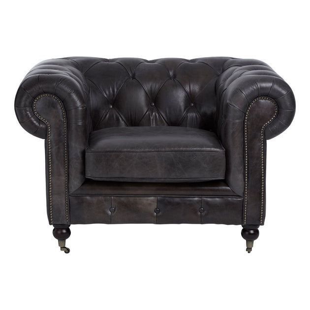 Victor Dark Grey Chair – Allissias Attic