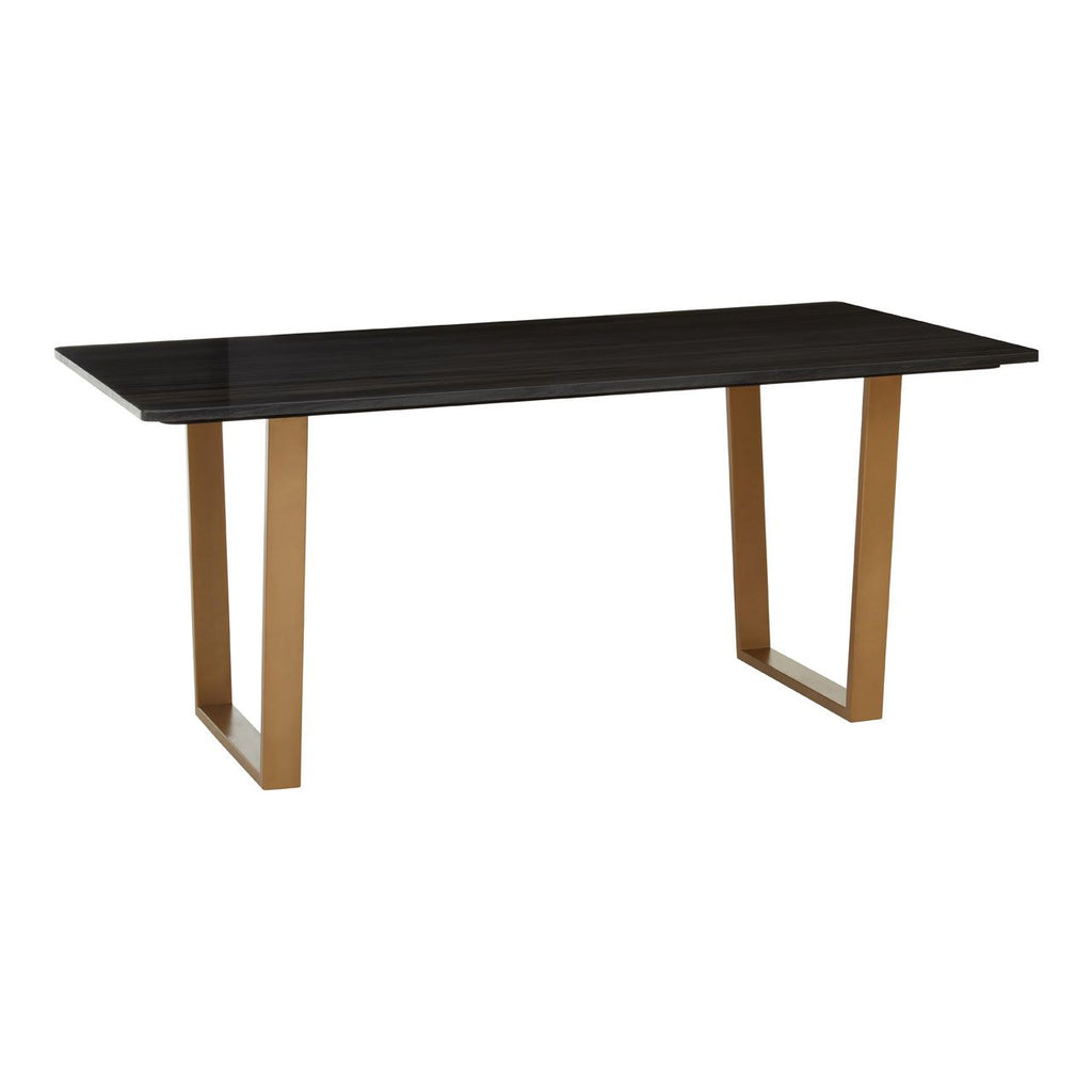 Arezzo Dining Table Gold Allissias Attic