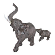 Elephant With Baby Ornament
