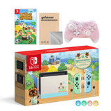 Nintendo Switch Animal Crossing Special Version Console Set, Bundle With Animal Crossing: New Horizons And Mytrix Wireless Switch Pro Controller and Accessories