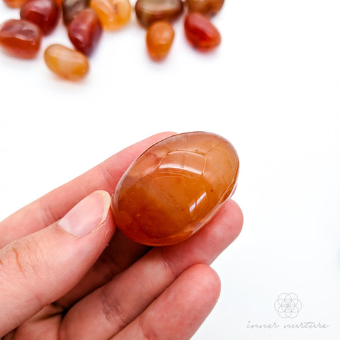 carnelian tumble crystal- inner nurture australia