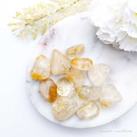 citrine tumble crystal - inner nurture Australia