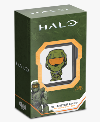 2021 Chibi Coin – Halo - Master Chief 1oz Silver Coin – Thompsons Coins