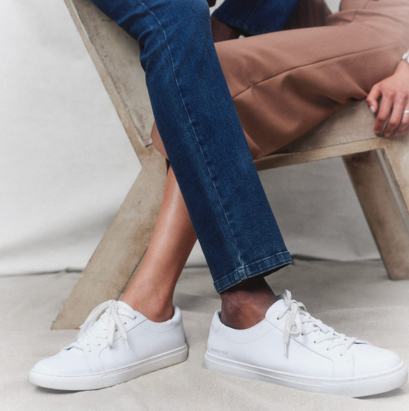 White sneakers