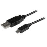 StarTech.com (2m) Mobile Charge Sync USB to Slim Micro USB Cable for Smartphones and Tablets - A to Micro B