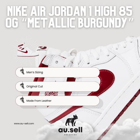 Nike Air Jordan 1 High 85 OG “Metallic Burgundy” - Blog Image - au.sell store