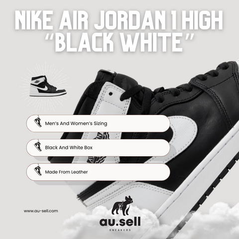 Nike Air Jordan 1 High “Black White” - Blog Image - au.sell store