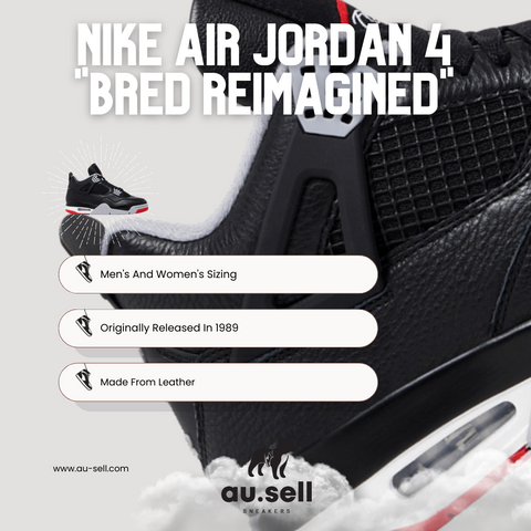 Nike Air Jordan 4 "Bred Reimagined" - Blog Image - au.sell store