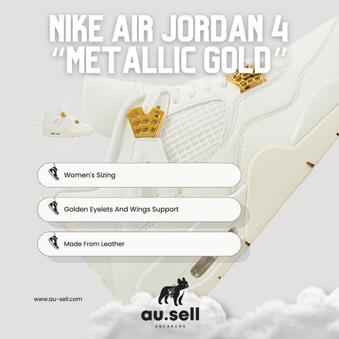 Nike Air Jordan 4 “Metallic Gold” - Blog Image - au.sell store