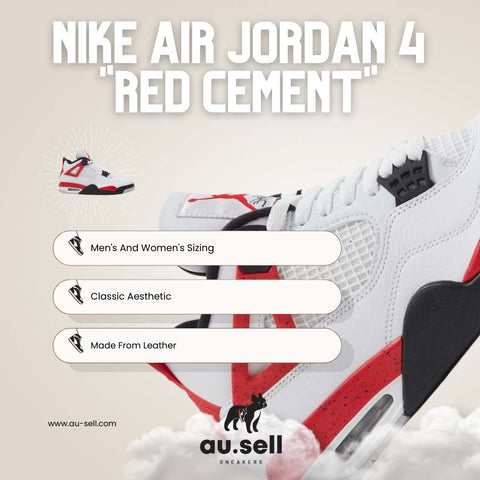 Nike Air Jordan 4 ”Red Cement" - au.sell store - blog
