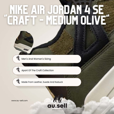 Nike Air Jordan 4 SE “Craft - Medium Olive” - au.sell store - blog