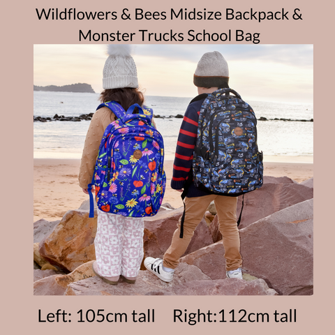 age backpack size chart