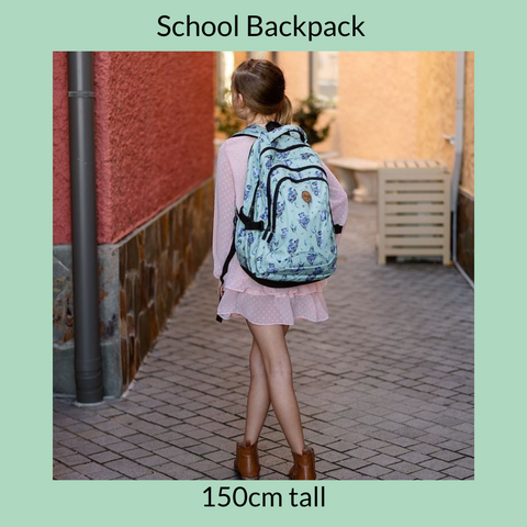 How big are Alimasy backpacks and what size backpack should I buy?