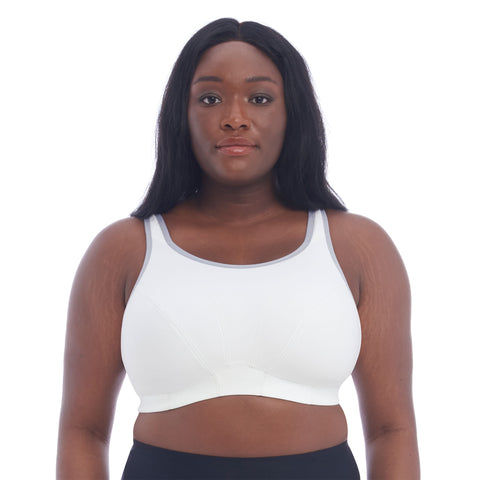 Moving Comfort White Active Sports Bras