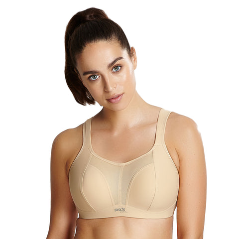 Panache Underwire Sports Bra (5021),32D,Latte