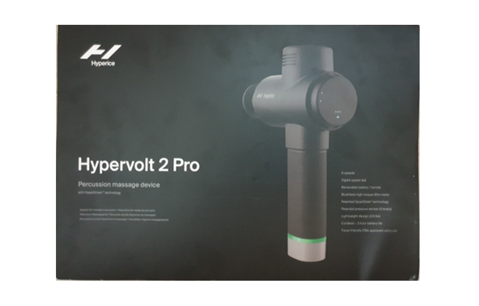 The model we tested is Hypervolt 2 Pro. Other than its ergonomic design, the massage gun also comes with rich features for percussive therapy.