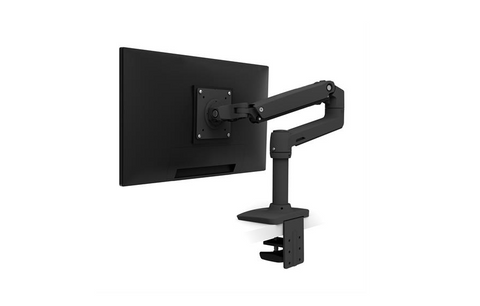 Ergotron LX Desk Monitor Arm (මැට් කළු/ඔප දැමූ ඇලුමිනියම්/සුදු) | SourceIT