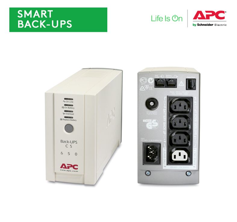 APC BACK-UPS CS 650VA 230V ASEAN (BK650-AS)