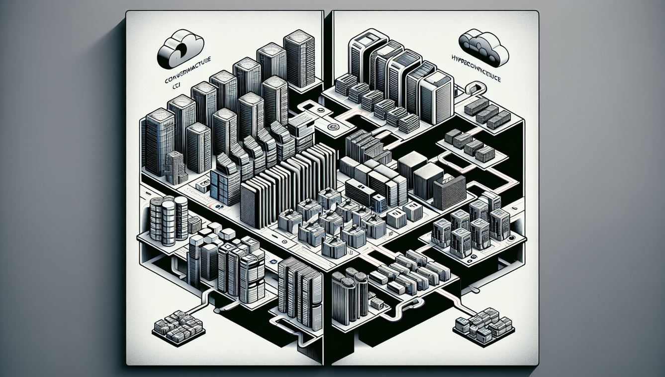 Comparison between converged infrastructure and hyperconverged infrastructure