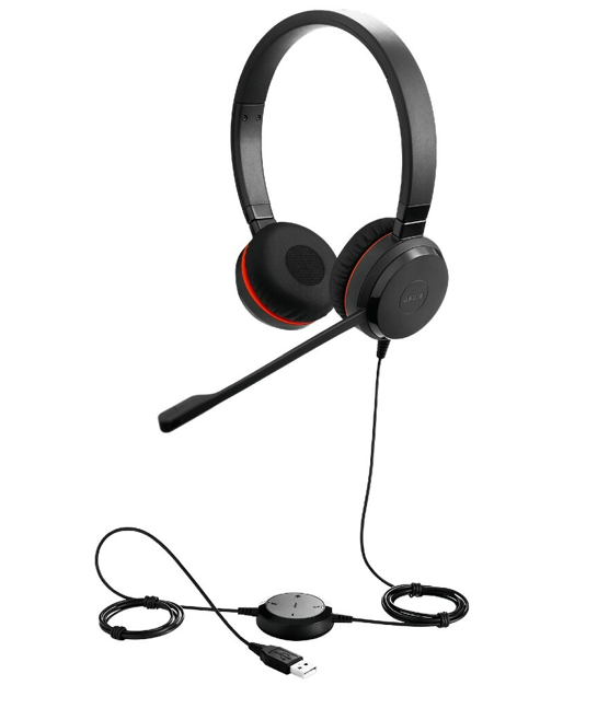 Jabra Evolve 40 UC mono - headset - 6393-829-209 - Wired Headsets 