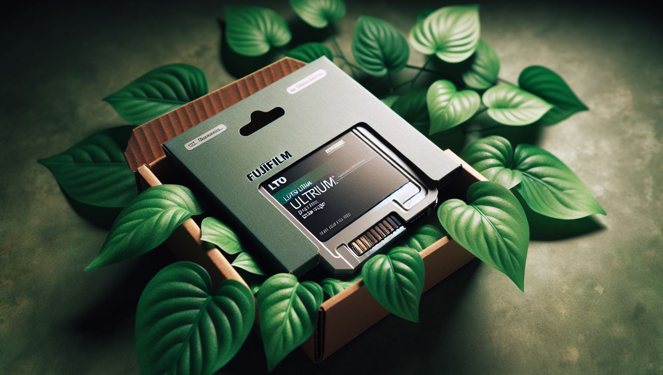 Eco-Friendly Packaging of Fujifilm LTO Ultrium Data Cartridges