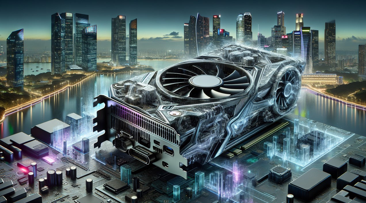 GeForce graphics card with advanced cooling system
