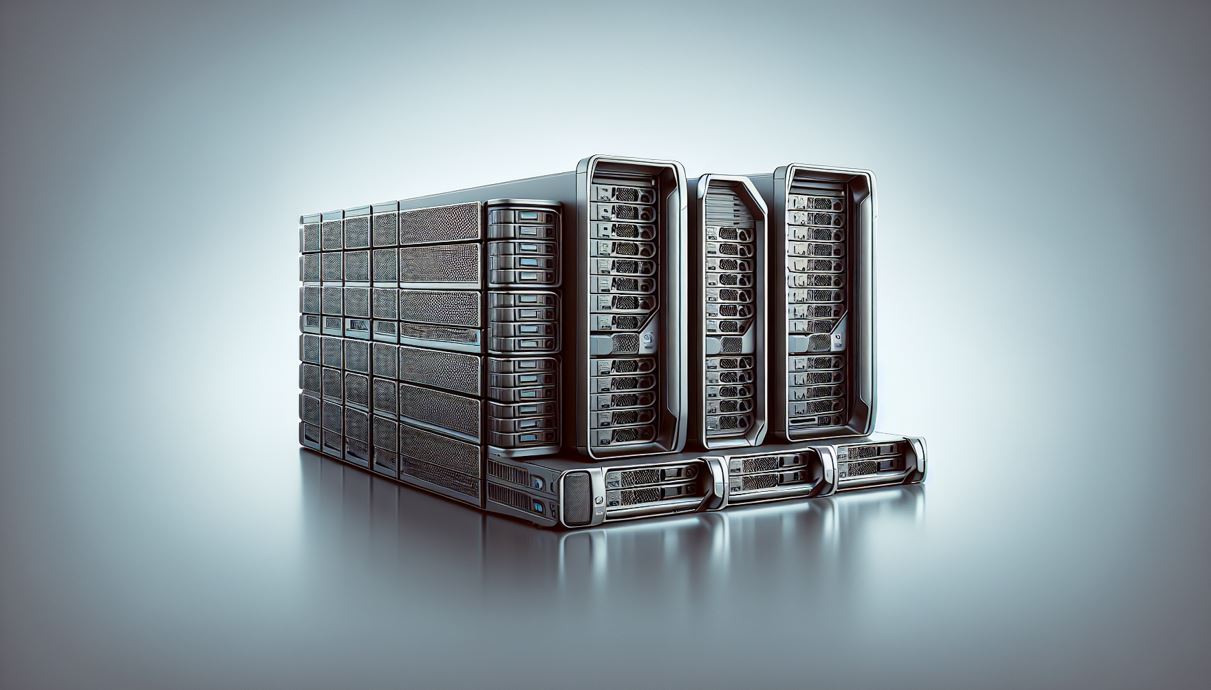 Illustration of Dell PowerEdge servers