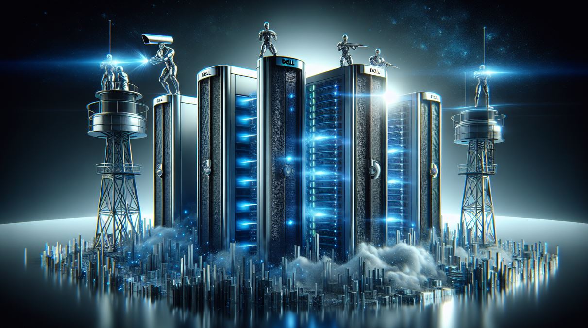 Illustration of security measures in Dell PowerEdge servers