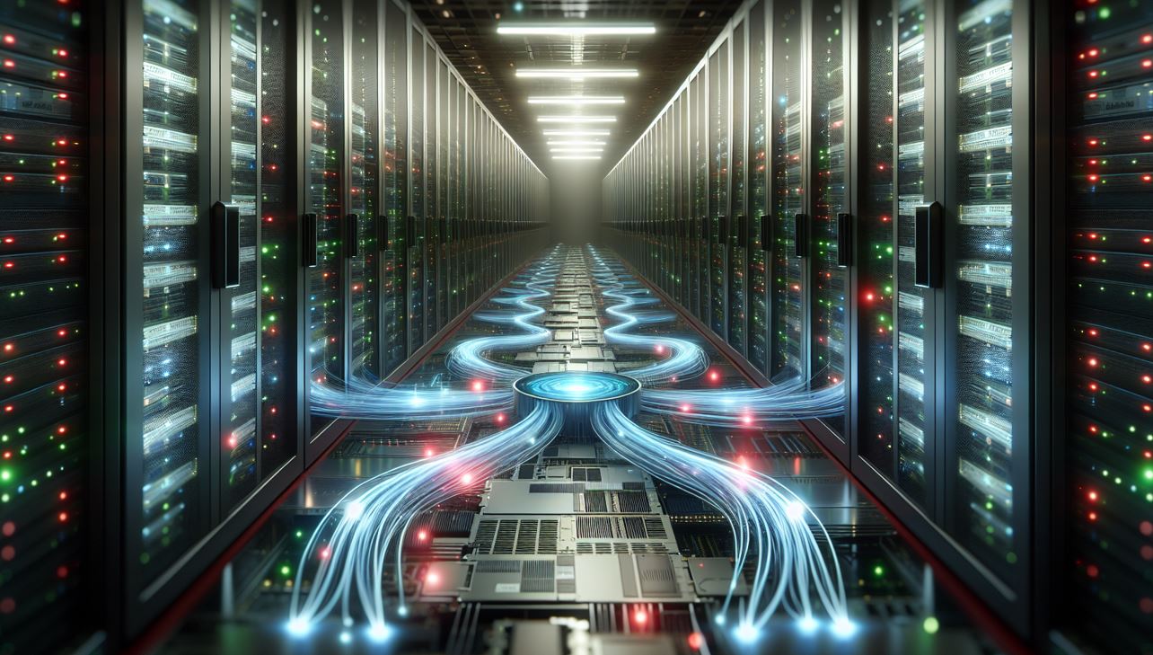 Illustration of scalable SSL inspection throughput in data centers