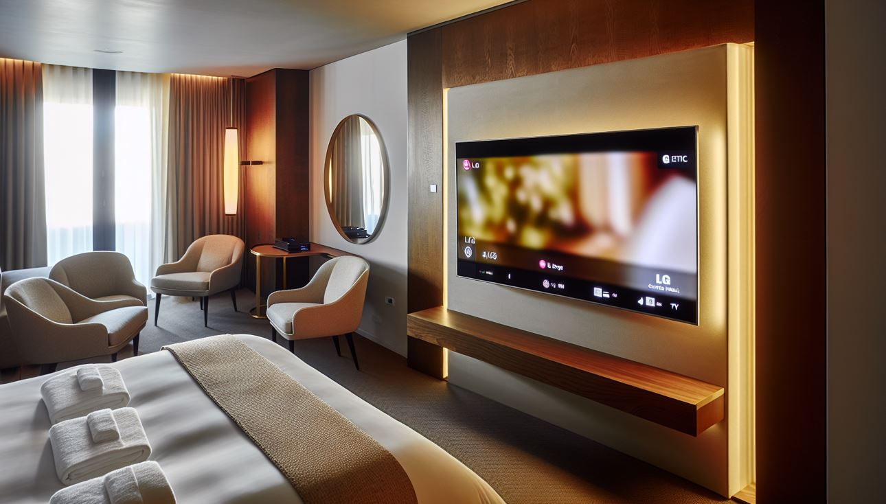 LG Centric Hotel TV enhancing customer experience with Ultra HD displays and customizable apps