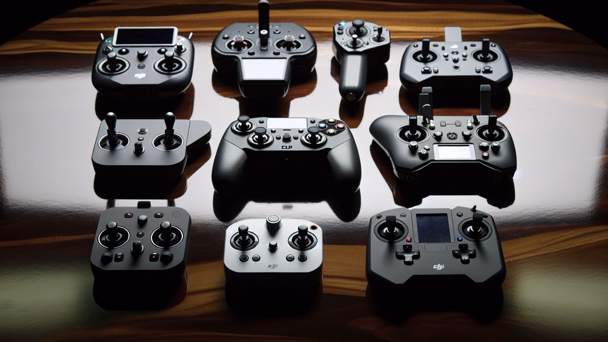 Various controller options for DJI drones