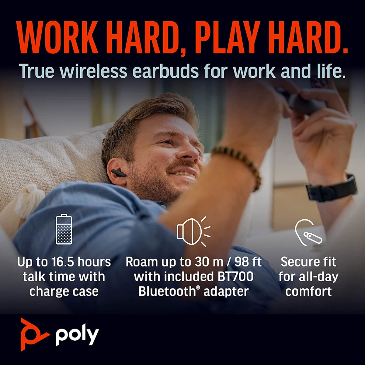 Unleash Your Audio Experience with the Poly Voyager Free 60 Earbuds