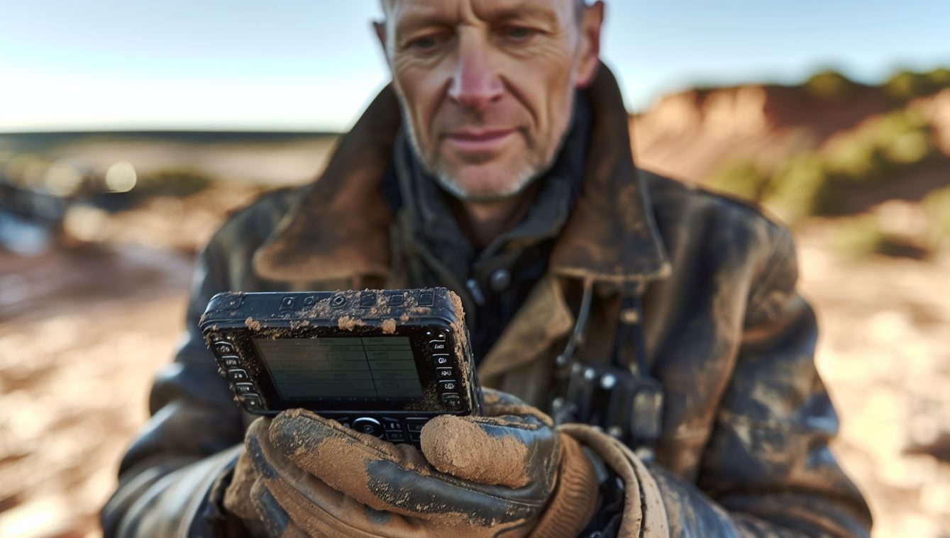 Zebra handheld computer for field operations