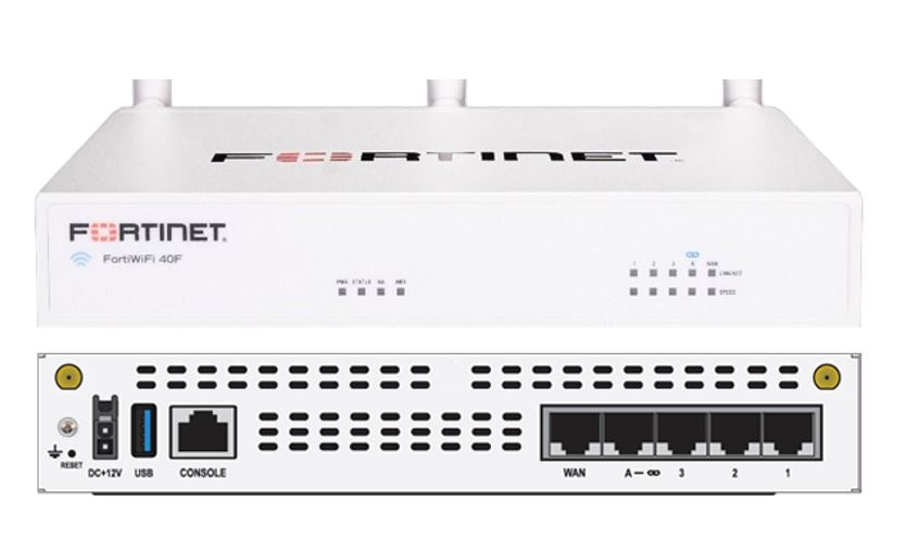 Fortinet FortiWiFi-40F Hardware plus FortiCare and FortiGuard Unified Threat Protection (UTP)