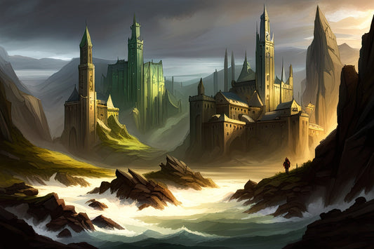 Castle ART, BeastOfFyre [OC], Digital Painting, 2023 : r/castles