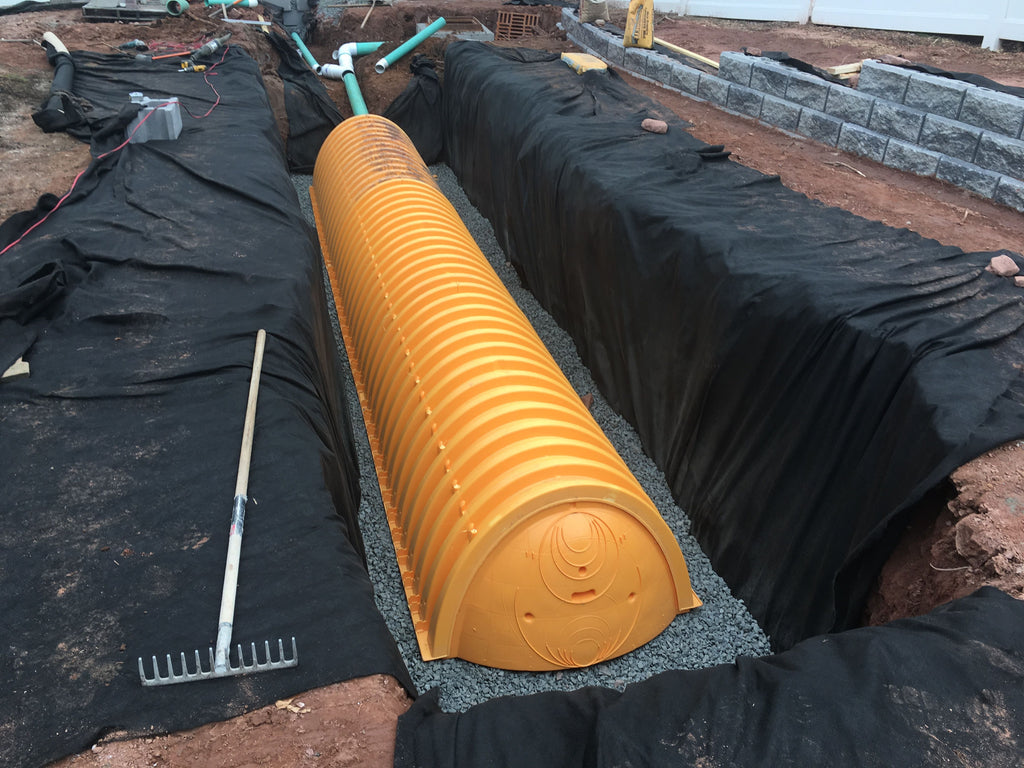 Seepage pit installation in Cresskill, NJ by J. Campoli & Sons, Inc.