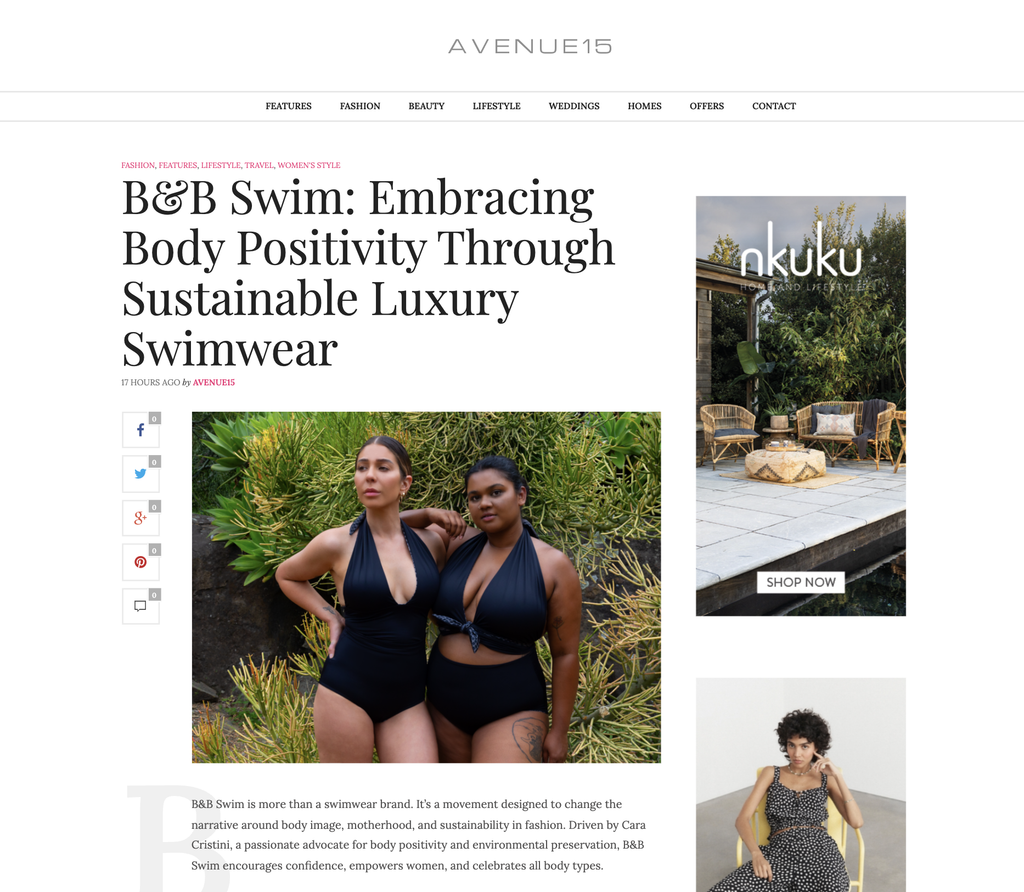 B&B Swim: Embracing Body Positivity Through Sustainable Luxury Swimwear